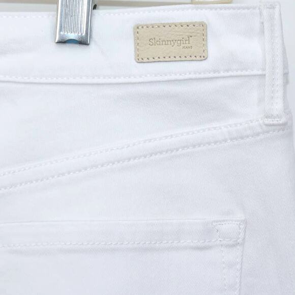 Skinnygirl Broadway High-Rise Skinny Jeans - Size 28/Womens 6 - White/Blue - NWT - Picture 6 of 6